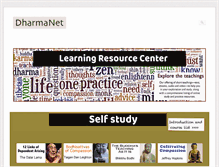 Tablet Screenshot of dharmanet.org